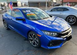 Salvage cars for sale at Rancho Cucamonga, CA auction: 2017 Honda Civic SI