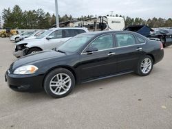 Chevrolet Impala LTZ salvage cars for sale: 2012 Chevrolet Impala LTZ