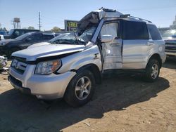 Salvage cars for sale at Chicago Heights, IL auction: 2006 Honda Pilot EX