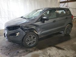 Salvage cars for sale at Ebensburg, PA auction: 2020 Ford Ecosport S