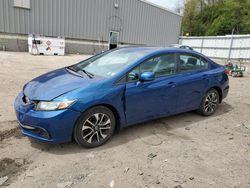 Salvage cars for sale at West Mifflin, PA auction: 2013 Honda Civic EX