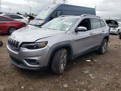 Vehiculos salvage en venta de Copart Elgin, IL: 2019 Jeep Cherokee Latitude Plus