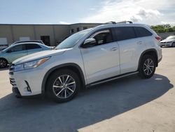 Salvage cars for sale from Copart Wilmer, TX: 2018 Toyota Highlander SE