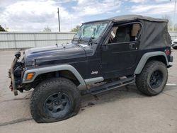 Jeep Wrangler Vehiculos salvage en venta: 2006 Jeep Wrangler / TJ Sport