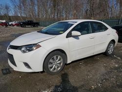 Salvage cars for sale from Copart Candia, NH: 2016 Toyota Corolla L