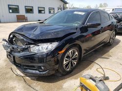 Salvage cars for sale at Pekin, IL auction: 2017 Honda Civic EX