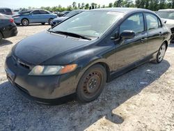 Salvage cars for sale from Copart Houston, TX: 2006 Honda Civic LX