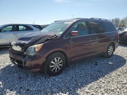 Salvage cars for sale at Wayland, MI auction: 2010 Honda Odyssey EXL