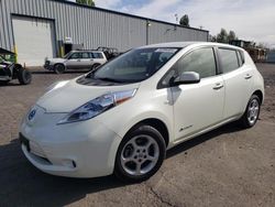 Nissan salvage cars for sale: 2012 Nissan Leaf SV