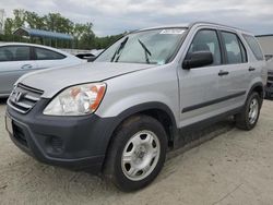 Salvage cars for sale from Copart Spartanburg, SC: 2006 Honda CR-V LX