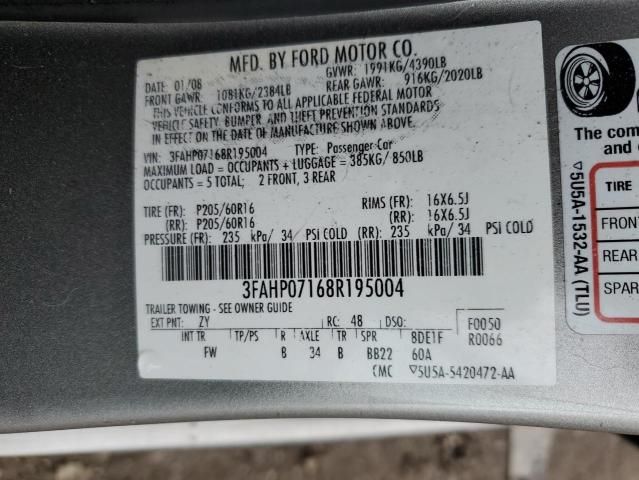 2008 Ford Fusion SE