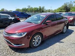 Salvage cars for sale at Riverview, FL auction: 2015 Chrysler 200 C