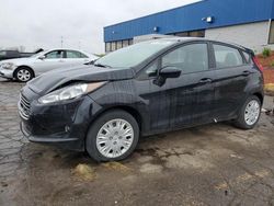 Salvage cars for sale at Woodhaven, MI auction: 2016 Ford Fiesta S