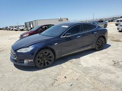 Salvage cars for sale at Sun Valley, CA auction: 2014 Tesla Model S