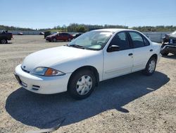 Salvage cars for sale at Anderson, CA auction: 2002 Chevrolet Cavalier Base