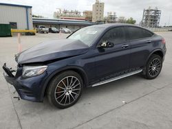 Salvage cars for sale from Copart New Orleans, LA: 2018 Mercedes-Benz GLC Coupe 300 4matic
