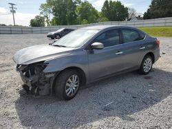 Salvage cars for sale at Gastonia, NC auction: 2016 Nissan Sentra S