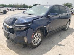 Salvage cars for sale at San Antonio, TX auction: 2022 Chevrolet Equinox LT