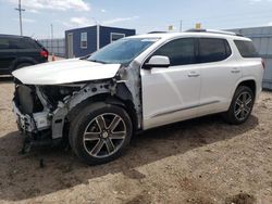 Salvage cars for sale at Greenwood, NE auction: 2017 GMC Acadia Denali