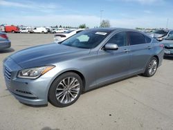 Salvage cars for sale at Sacramento, CA auction: 2015 Hyundai Genesis 3.8L