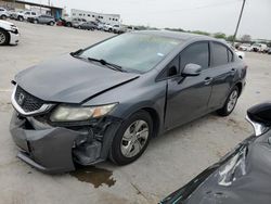 Honda salvage cars for sale: 2013 Honda Civic LX