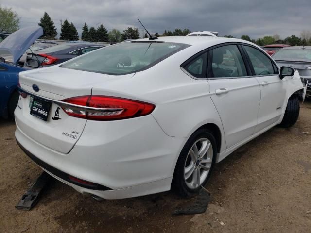 2018 Ford Fusion SE Hybrid