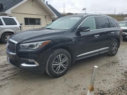Salvage cars for sale from Copart Northfield, OH: 2020 Infiniti QX60 Luxe