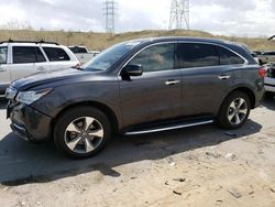 Salvage cars for sale at Littleton, CO auction: 2016 Acura MDX