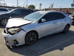 Salvage cars for sale from Copart Wilmington, CA: 2016 Toyota Corolla L