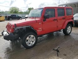 Salvage cars for sale at Lebanon, TN auction: 2011 Jeep Wrangler Unlimited Sahara