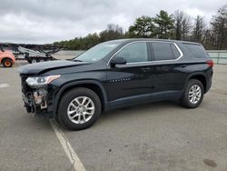 Salvage cars for sale at Brookhaven, NY auction: 2019 Chevrolet Traverse LS