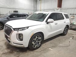 Salvage cars for sale from Copart Milwaukee, WI: 2022 Hyundai Palisade Calligraphy