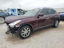 Salvage cars for sale at Houston, TX auction: 2014 Infiniti QX50