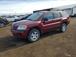 Salvage cars for sale at Brighton, CO auction: 2005 Mitsubishi Endeavor LS