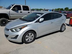 Vehiculos salvage en venta de Copart Grand Prairie, TX: 2016 Hyundai Elantra SE