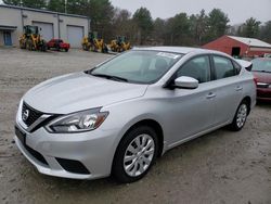 Salvage cars for sale at Mendon, MA auction: 2016 Nissan Sentra S