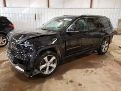 Salvage cars for sale at Lansing, MI auction: 2021 Jeep Grand Cherokee L Limited