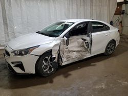 Salvage cars for sale from Copart Ebensburg, PA: 2021 KIA Forte FE