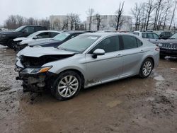 Salvage cars for sale at Central Square, NY auction: 2018 Toyota Camry L