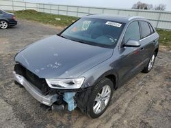 Salvage cars for sale from Copart Mcfarland, WI: 2016 Audi Q3 Premium Plus