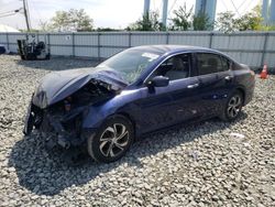 Salvage cars for sale from Copart Windsor, NJ: 2016 Honda Accord LX