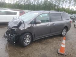 Salvage cars for sale at auction: 2018 Toyota Sienna XLE