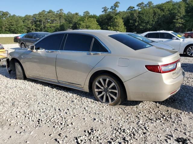 2017 Lincoln Continental Premiere