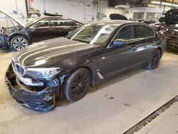 Salvage cars for sale at Wheeling, IL auction: 2018 BMW 530XE
