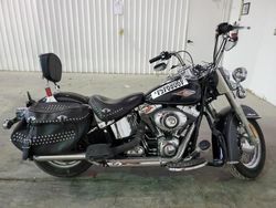 Salvage motorcycles for sale at Tulsa, OK auction: 2015 Harley-Davidson Flstc Heritage Softail Classic