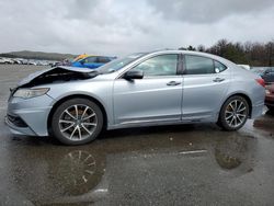 Salvage cars for sale at Brookhaven, NY auction: 2016 Acura TLX Advance