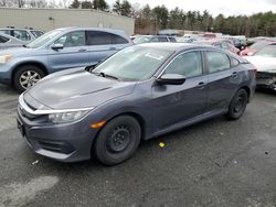 Salvage cars for sale at Exeter, RI auction: 2016 Honda Civic LX