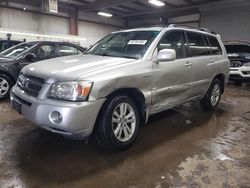 Salvage cars for sale at Elgin, IL auction: 2006 Toyota Highlander Hybrid