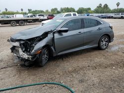 Salvage cars for sale at Mercedes, TX auction: 2020 Honda Civic LX