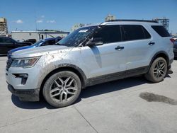 Vehiculos salvage en venta de Copart New Orleans, LA: 2018 Ford Explorer Sport